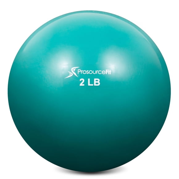 Pelotas de ejercicio de tonificación con peso ProSourceFit, 1 kg, color aguamarina