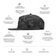 thumbnail image 2 of GORRA melin Coronado Hydro Negro Camuflaje Resistente al Agua, 2 of 9