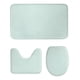 thumbnail image 1 of Set 3 Alfombras Baño Menta Decorativa Antideslizante Jhn, 1 of 3