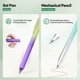 thumbnail image 4 of Set de 8 piezas de bolígrafos de gel WRITECH verde pastel para diario, 4 of 8