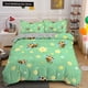 thumbnail image 1 of x2072 Bed SheetsCartoon Bee Duvet Cover Lovely Yellow Flying Animal Bedding Set for Kids Boys Girls Beautiful Flowers Comforter Cover 3-Piece Bedding Set (1 Duvet Cover + 2 Pillow Shams) nj2072, 1 of 5