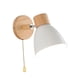 thumbnail image 3 of Aplique de luz de lámpara de pared Simple con interruptor de cable de tracción, accesorio de iluminación creativo para cocina, lectura, sala , Blanco, 3 of 5