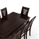 thumbnail image 4 of Juego de Comedor ROMA 8 Sillas chocolate Mesa Rectangular Madera, 4 of 4