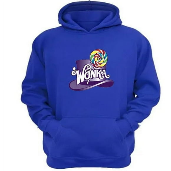 Polerón Canguro Wonka Azul Talla M Unisex