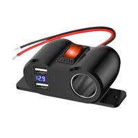 Bothyi - Cargador De Coche Con Divisor De Enchufe De Encendedor De Doble Salida Usb Para Vehículos