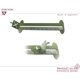 thumbnail image 4 of Kit de Plantilla Paracord PSKOOK 10-36 cm Verde Militar DIY, 4 of 5