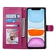 thumbnail image 4 of Funda Para Iphone 11 – Cuero Premium, 3 Ranuras Para Tarjetas, Protección Contra Impactos, 4 of 5
