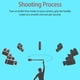 thumbnail image 4 of Trípode SALYMECONY Bullet Time Handle para cámaras insta360, 4 of 8