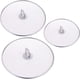 thumbnail image 1 of Tapa antisalpicaduras, 3 piezas de protección antisalpicaduras de acero inoxidable con asa de cocina plegable, tapa antisalpicaduras para ollas de Ø 25/29/33, 1 of 5