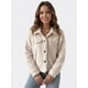thumbnail image 1 of Chaqueta Abrigo Chiporro Beige Crema - Diseño Teddy Con Botones y Bolsillos Decorativos, 1 of 3