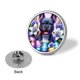 thumbnail image 3 of Bulldog francés-Theme Round Button Badge: Premium Metal Construction, Ideal for High-End Events 2.8 cm, 3 of 6