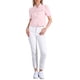 thumbnail image 2 of INSPIRE CHIC Chaqueta de Mezclilla para Mujer con Mangas Cortas Abullonadas, Cuello Vuelto, Chaqueta de Jean Rosa Claro L, 2 of 6
