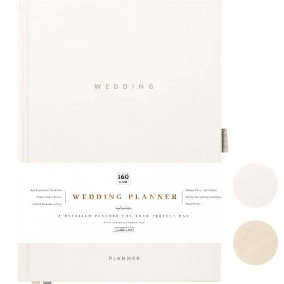 Planificador De Bodas Libro Y Organizador Color Gris Suave