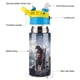 thumbnail image 3 of Troll y Yo Botella de Agua con Tapa Pop Top de Un Toque, Acero Inoxidable, a Prueba de Fugas, para Deportes, Botella Infantil azul 12 oz, 3 of 6