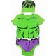 thumbnail image 1 of Body y sombrero Marvel Avengers Hulk Green para bebé niño de 24 m, 1 of 3