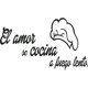 thumbnail image 1 of Frase Deco El Amor Se Cocina A Fuego Lento FR‑11012, 1 of 2