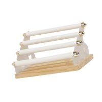 Ioensy - Expositor De Anillos, Organizador De Joyas Exclusivo De 4 Niveles Para El Dormitorio Del Hogar, De Cuero Blanco