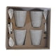 thumbnail image 3 of Juego de Tazones con Cucharas 8 Pzs Estrellas Gold, 3 of 5
