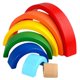thumbnail image 4 of Rainbow Stacker Nesting Blocks Puzzle Para 3 4 5 A?os Sin Mu?ecas, 4 of 5