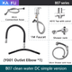 thumbnail image 1 of Shampoo basin massage spa head therapy curved waterfall shower shampoo bowl basin hairdressing station beauty salon supply, 1 of 3