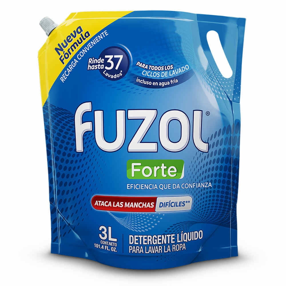 Detergente Líquido Forte Doypack 3 l Fuzol