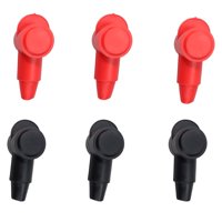Ioensy - Cubiertas De Terminal De Perno De Batería, Carcasa Protectora De Terminal Para Camiones Marinos, 6 Uds.