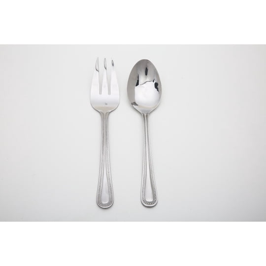 Cubierto 2 Piezas Ensalada Acero Inoxidable Plateado Mainstays