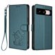 thumbnail image 1 of Funda Volteable tipo Billetera con Correa para Google Pixel 8, Verde Oscuro, 1 of 6