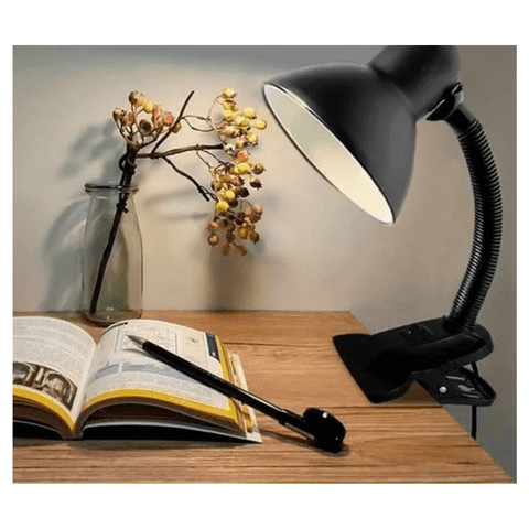 Genérico - Lampara De Escritorio Con Pinza Clip Lectura