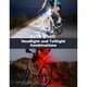 thumbnail image 2 of Luces para bicicleta Zewdov IP65, 250 lúmenes, recargables, 2 of 3