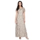 thumbnail image 1 of Vestido Largo Alex Evenings con Encaje de Rosetas Champagne Talle 12, 1 of 3