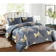 thumbnail image 1 of Cobertor De Invierno De Plush Y Chiporro 2 Plazas Gris Plomo Mariposa, 1 of 2