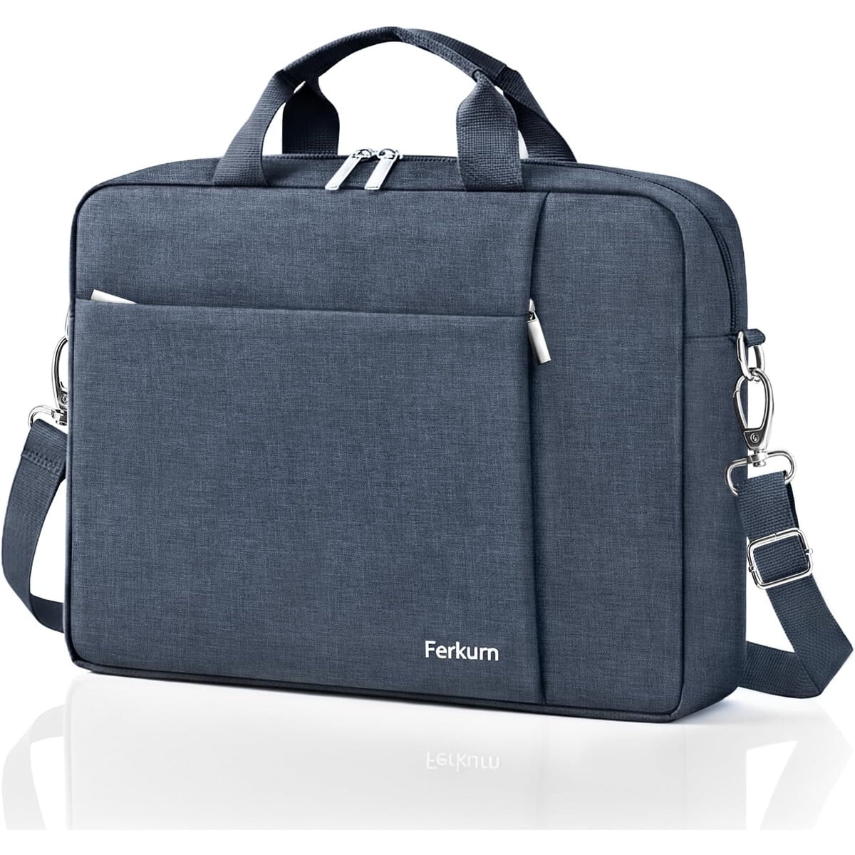 Bolso Ferkurn Para Notebook 1717.3 Pulgadas Gris Impermeable