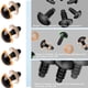 thumbnail image 3 of 572 piezas de ojos y narices de plástico para muñecas, juguetes artesanales de ojos de oso de colores, narices de botones de animales de ganchillo, varios colores y tamaños (6, 3 of 5