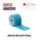 thumbnail image 2 of Cinta de kinesiología RockTape Go Gentle, precortada, azul, 2 of 7