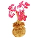 thumbnail image 1 of Mini Feng Shui Trae Riqueza árbol De La Suerte Crystal Money Tree Monedero Rojo, 1 of 5