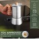 thumbnail image 2 of Cafetera WALDWERK Moka de 300 ml con mango de madera de roble, 2 of 6