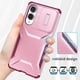 thumbnail image 2 of Funda Resistente para Samsung Galaxy S25 Edge con Tapa Deslizante y Protección Militar Rosa, 2 of 6
