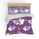 thumbnail image 2 of Sloth Koala Quilt Duvet Cover Set Doona Cover Bedding Bedclothes Super 3-Piece Bedding Set, 2 of 5