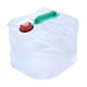 thumbnail image 4 of Cubo De Agua Plegable, Jarra De Almacenamiento De Agua Reutilizable Para Supervivencia, Acampada Al Aire Libre, 10L, 4 of 5