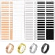 thumbnail image 1 of 380 ajustadores de tamaño de anillo de espuma para anillos sueltos, protectores de anillo invisibles autoadhesivos para anillos sueltos de mujer, separadores de anillo de espuma suave de 4 colores, re, 1 of 7