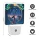 thumbnail image 2 of Deseo Luz nocturna LED con sensor de anochecer a amanecer para dormitorio, baño, pasillo, escaleras - Lámpara LED nocturna de enchufe, 0.5W - 1 pieza, 2 of 6