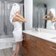 thumbnail image 2 of Cortina de ducha LiBa impermeable PEVA 180x180 cm para baño, 2 of 6