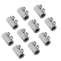 Ioensy - 10 Abrazaderas Para Cables De Acero Resistentes Y Multiusos De 1,5 A 2 Mm.