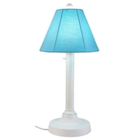 Lámpara De Mesa Exterior Patio Living Concepts San Juan White