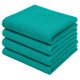 thumbnail image 1 of Toalla Homaxy de algodón, pack de 4, 33 x 71 cm, color verde azulado, 1 of 7