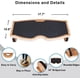 thumbnail image 5 of Reposapiés de madera StrongTek ergonómico con capacidad de 160 kg, 5 of 7