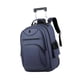 thumbnail image 1 of Mochila para ordenador portátil con ruedas, maletín con ruedas para ordenador portátil, bolso de cabina de negocios con ruedas para mujeres y hombres Azul, 1 of 5