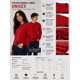 thumbnail image 3 of Polera Manga Larga Cuello Redondo 250g Basica Unisex Algodon Rojo Xs-s Lisa, 3 of 3