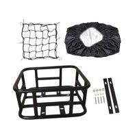 Ioensy - Cesta Trasera Para Bicicleta, Estante De Carga Para Bicicleta Trasera Resistente De Hierro, Accesorios Para Ciclismo, Estilo G